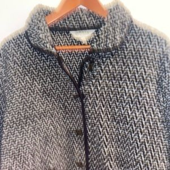 Orvis Sherpa Fleece Button Up Jacket Toggle Trim Pockets, sz XL - Picture 5 of 13